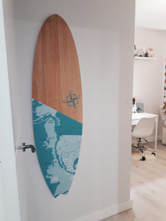 Ideas para decorar con tablas de surf